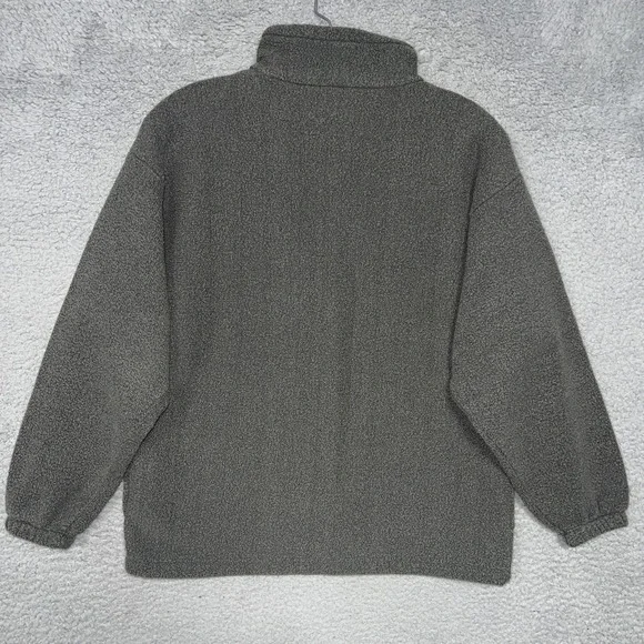 VTG San Francisco Fleece Jacket Men Sz S Gray Embroider Golden Gate Zip Made USA - Picture 2 of 9